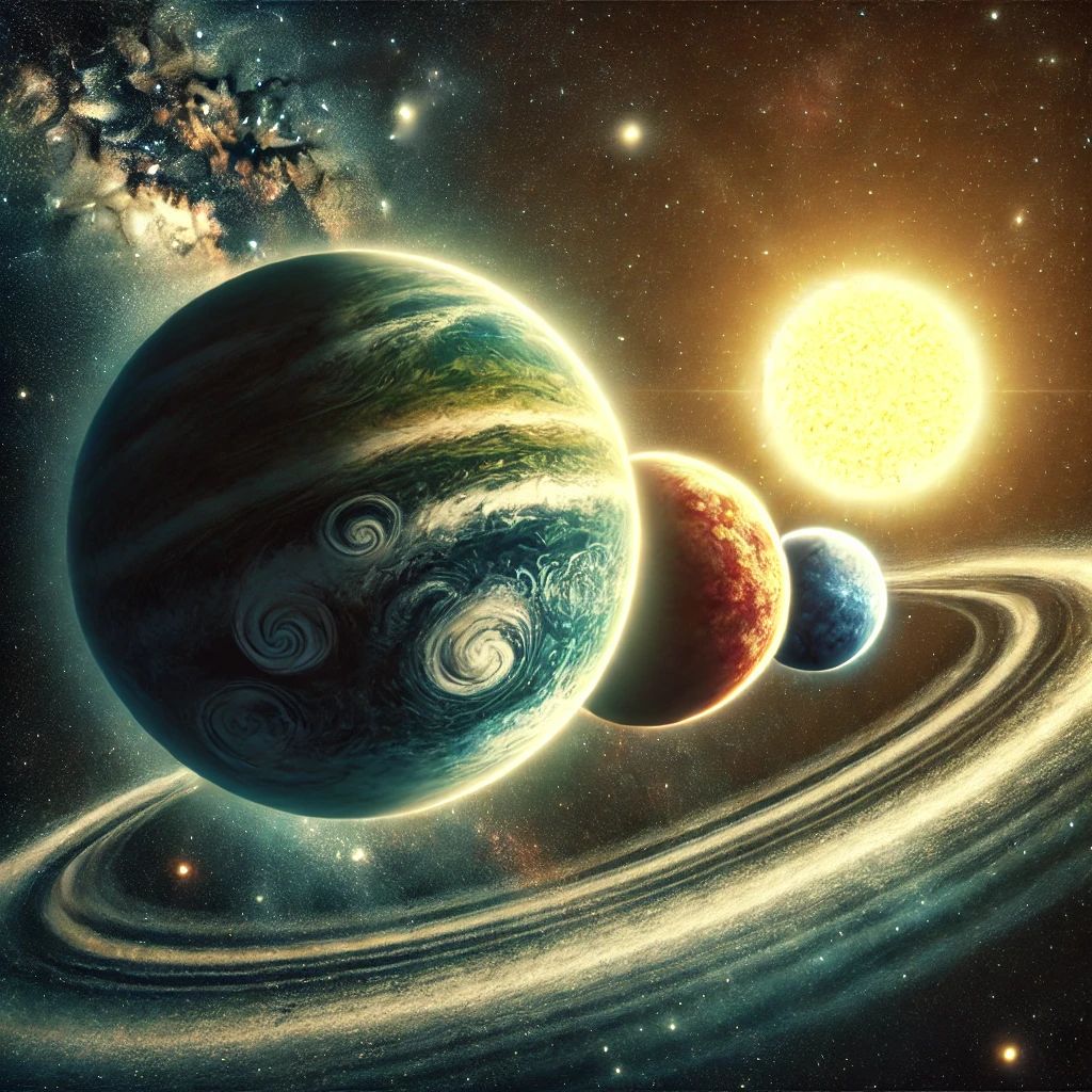 Exoplaneten um Stern Kepler-51